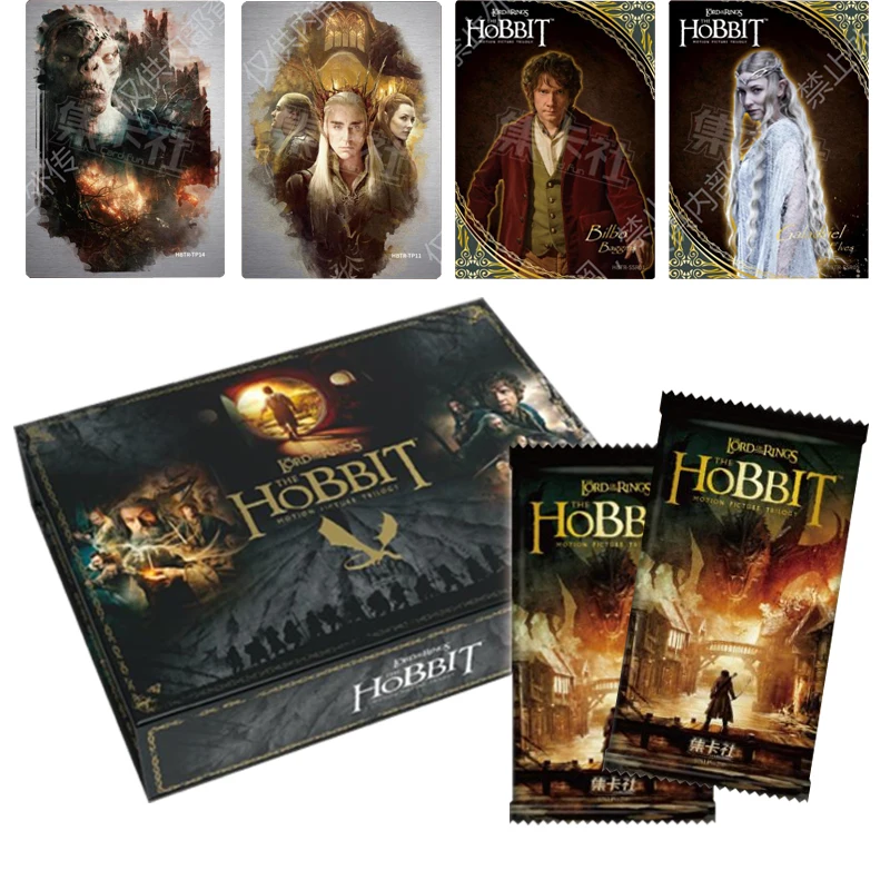 

Hobbit Trilogy Movie Collection Card The Lord of the Rings Series Plot Characters Periphery Limited Magic Ring Trading Card Toys