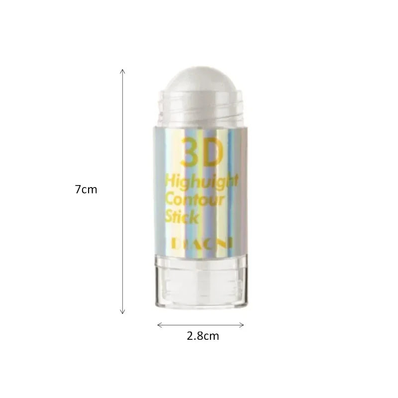 6 色 3D フェイスブライトニングハイライターバー化粧品フェイス輪郭ブロンザーシマーハイライタースティックコンシーラークリームメイクアップツール