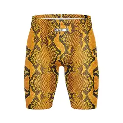 2026 Summer Men's Funny Swim Jammer Endurance Athletic Training Swimsuit Beach Swimming Trunks Swimwear Tights Surf Shorts