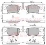 Store code: AA0646 inside brake pad for GALAXY S MAX 15 / MONDEO IV 14 / 16 rim 1,5/16 rim/22,0tdci