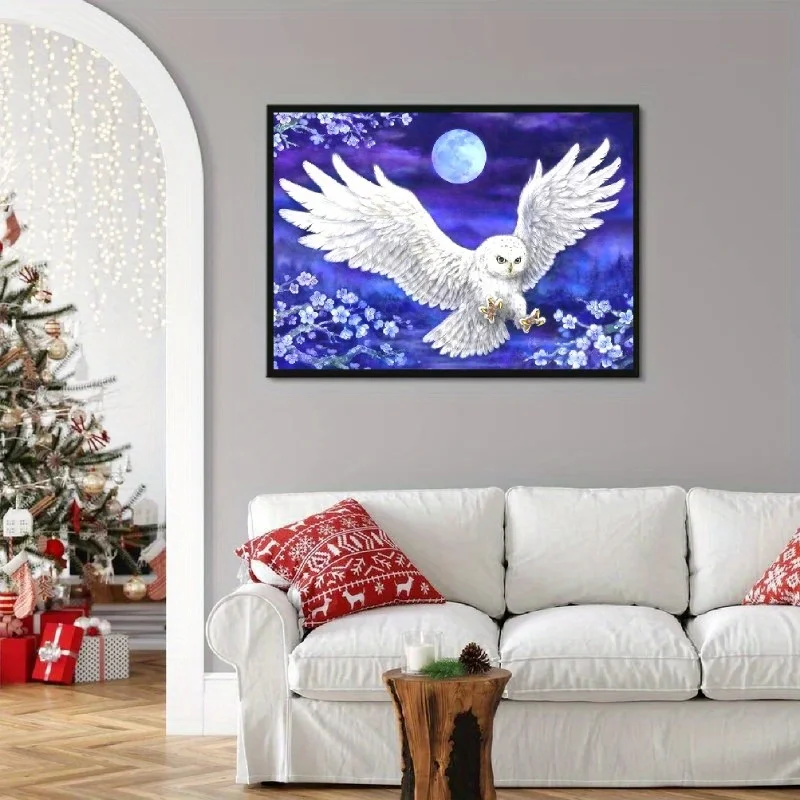 성인 2000 조각 종이 퍼즐 올빼미 직소 벽 디스플레이, 추수감사절 크리스마스 친구 선물, 감압 레저 장난감