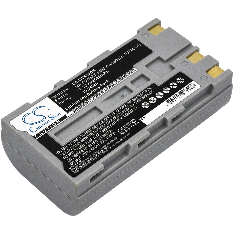 

2600mAh Battery for Casio Barcode Scanner DT-X30, DT-X30G, DT-X30GR-30C, IT-9000