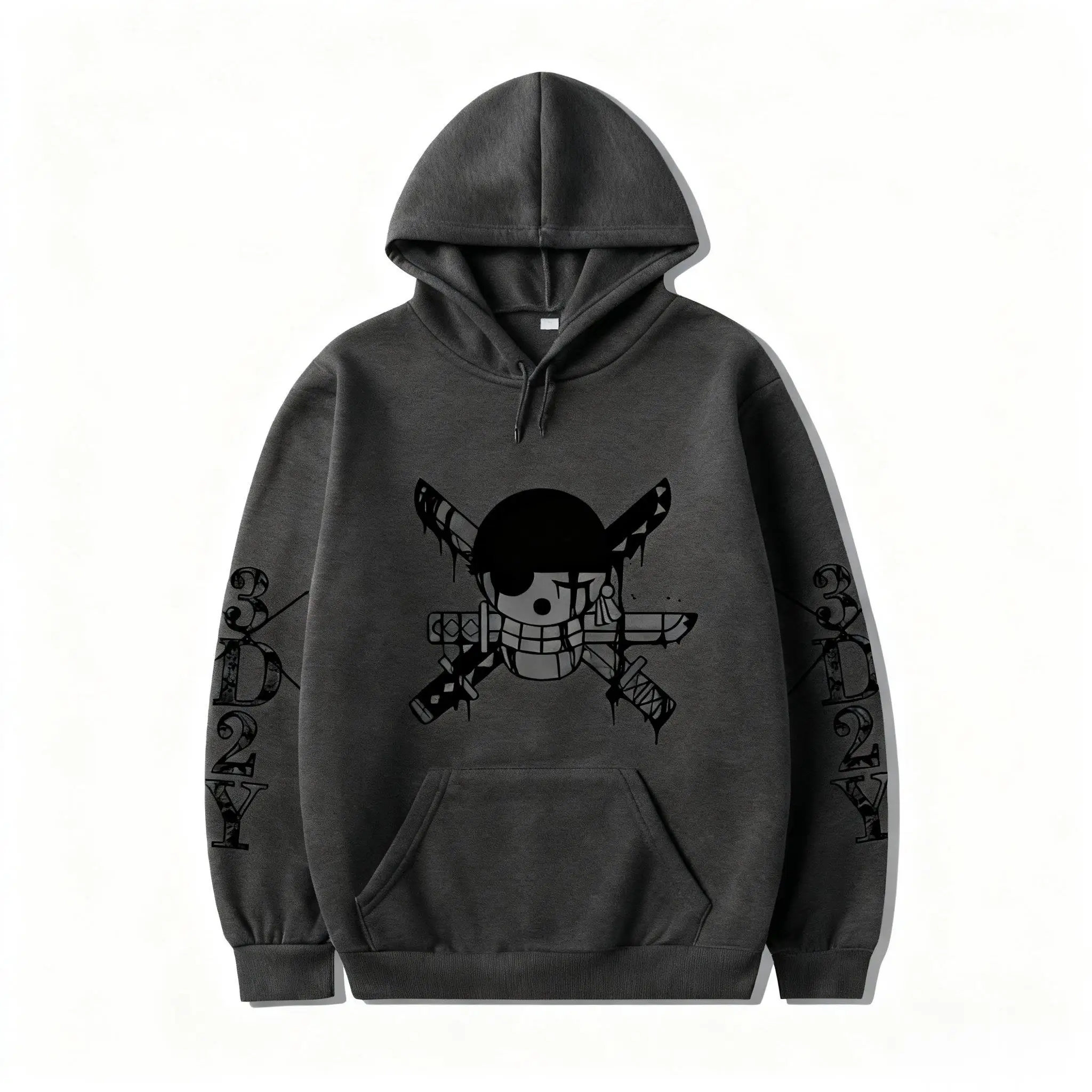 One Piece Zoro Roronoa Hoodie Anime Graphic Sweatshirt Men Women Oversized Streetwear Cosplay Casual Fashion 2026 Winter Hoodies