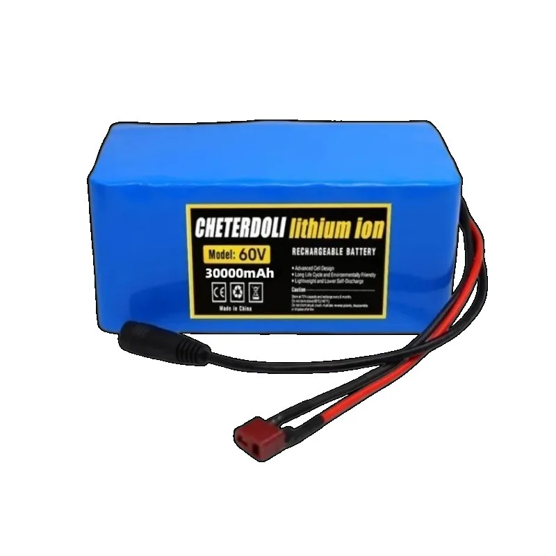 60V 16S2P 30Ah Lithium-ion Battery Packs for Electric Kick Scooters Replace Rechargeable Lithium Battery Pack
