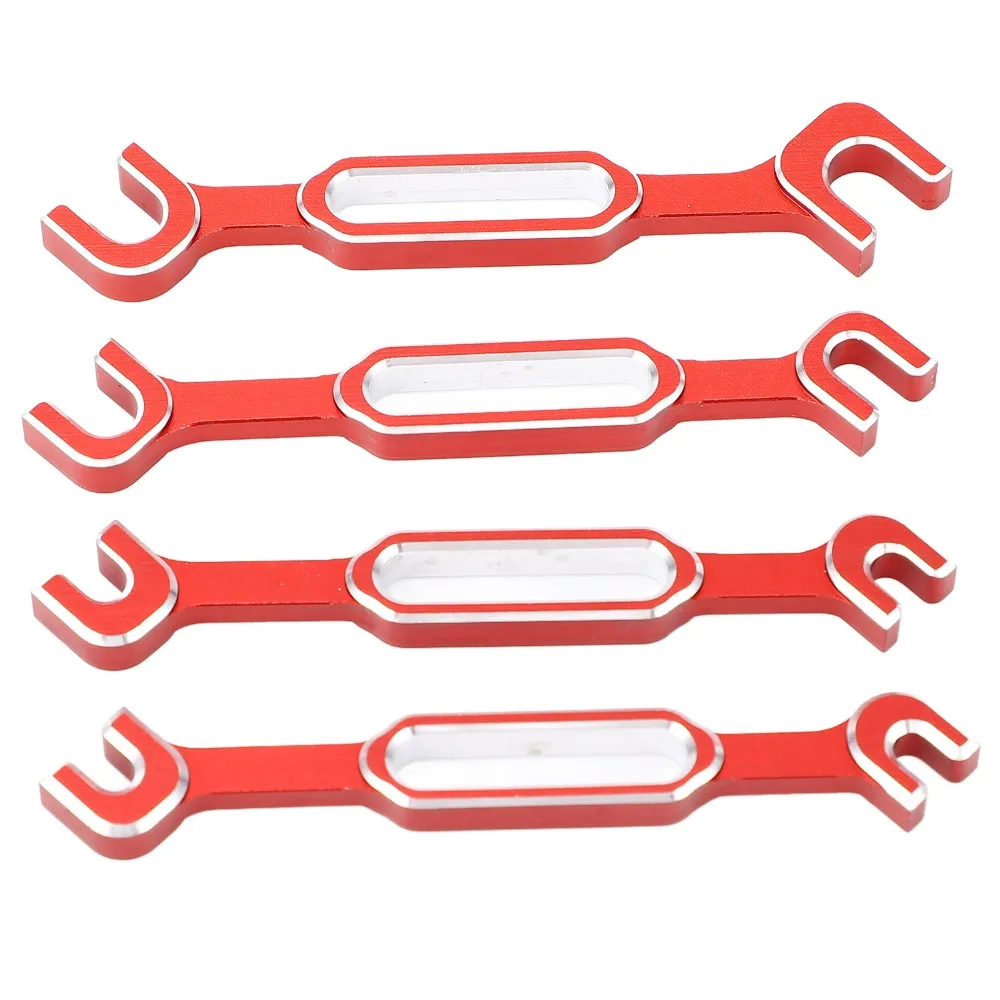 4Pcs/Set Durable Aluminum Alloy RC Car Wrenches 3.0-6.0mm Multifunction Ball Joint Remover RC Repair Tool For RC Cars