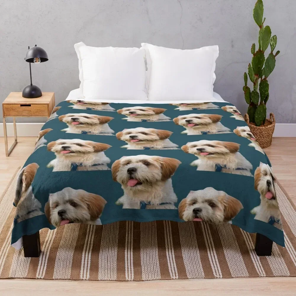 Shichon mignon, la vie est meilleure avec un Shichon, amoureux des chiens, la vie est meilleure avec Throw Blanket