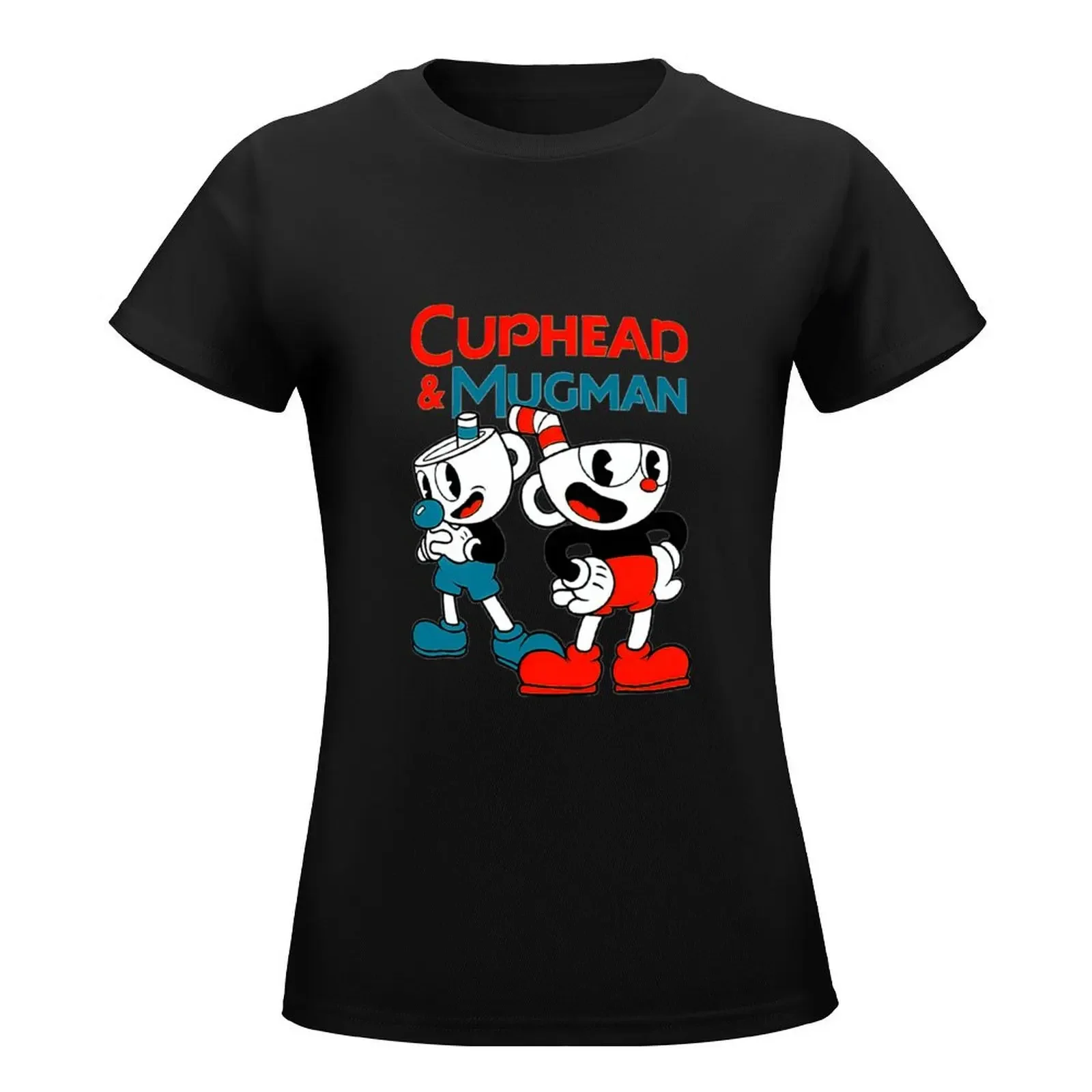 Cuphead T-Shirt anime clothes cute tops Aesthetic clothing hippie clothes t-shirt dress for Women plus size