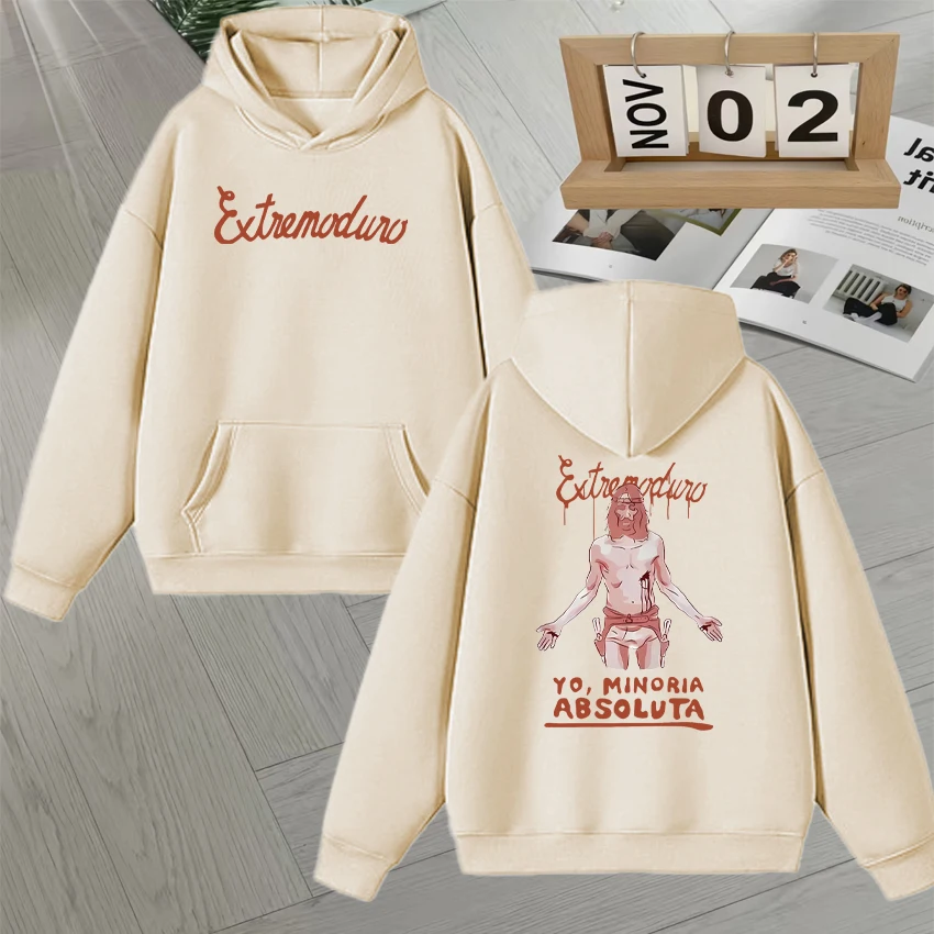 Rock Band Extremoduro Yo,minoria Absoluta Graphic Double Sided Print Hoodie Unisex goth Fleece Sweatshirts Men Women Pullovers