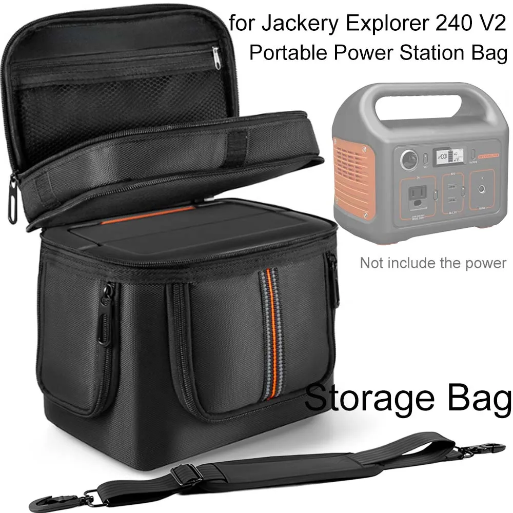 

Portable Power Station Bag for Jackery Explorer 240 V2 Carrying Bag Travel Handbag