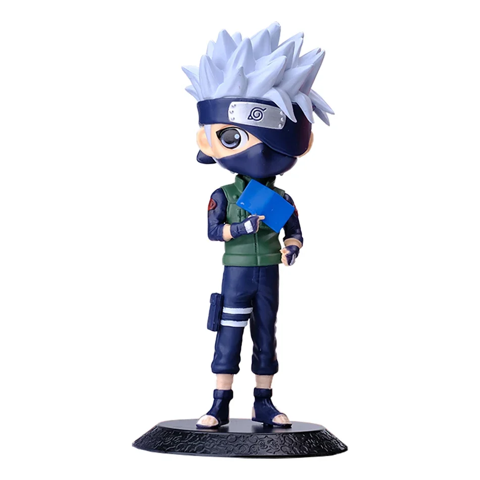 

@Bandai Naruto Anime Figure Shippuden Uchiha Sasuke Hatake Kakashi Namikaze Minato Action Figure Collection Model Toys Gifts