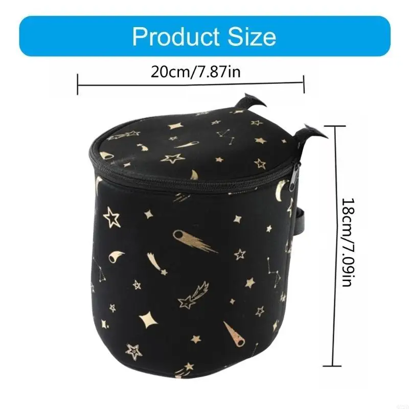 Q22D عربة أنيقة حقيبة للحمل عربات المنظم حقيبة متعددة الطبقات تصاميم متعددة الأغراض عربة تخزين لتخزين كرسي يدفع باليدين #6