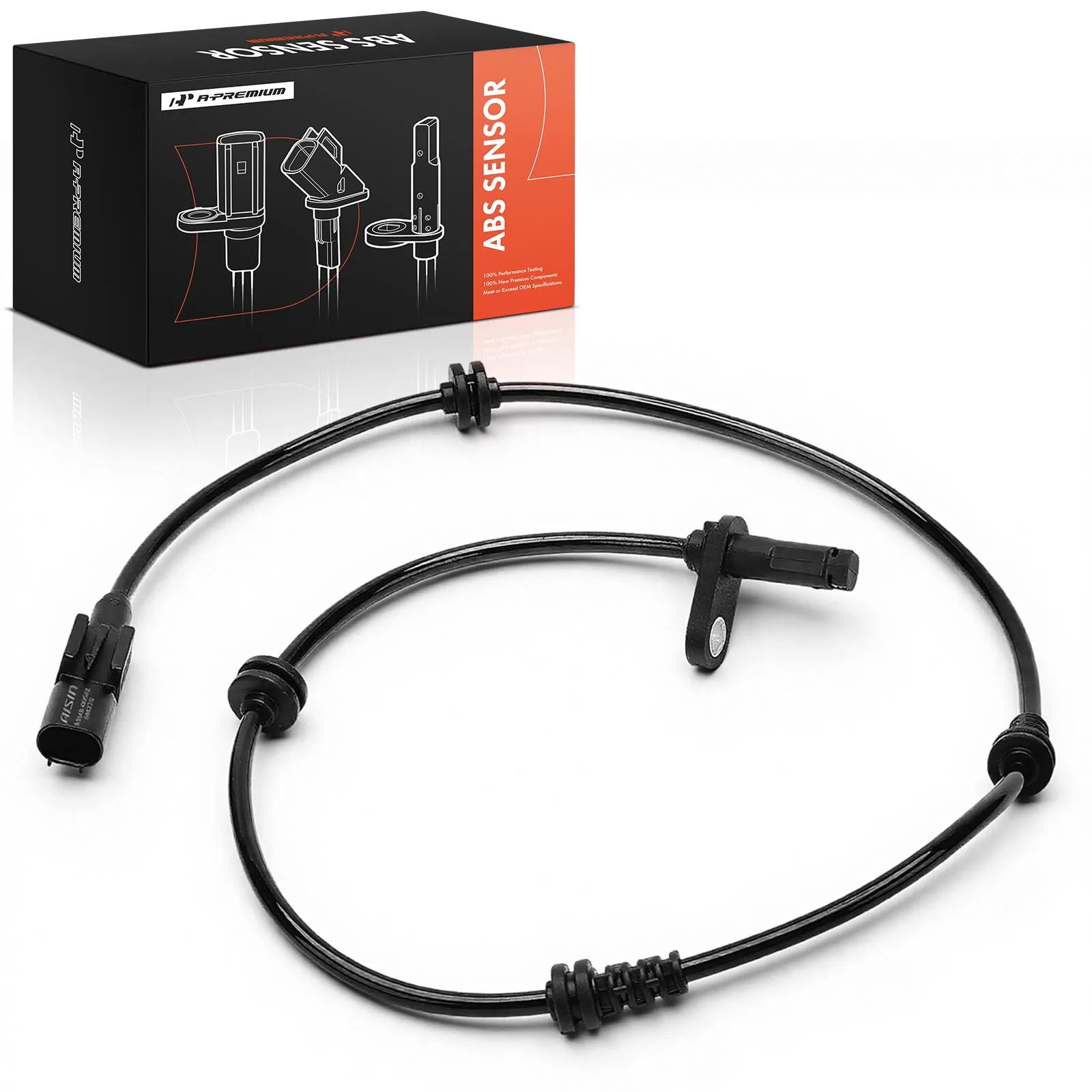 A-Premium Front Driver or Passenger Side ABS Wheel Speed Sensor for Mercedes-Benz E280 2007 E320 2004-2005 E350 2006-2009 E500