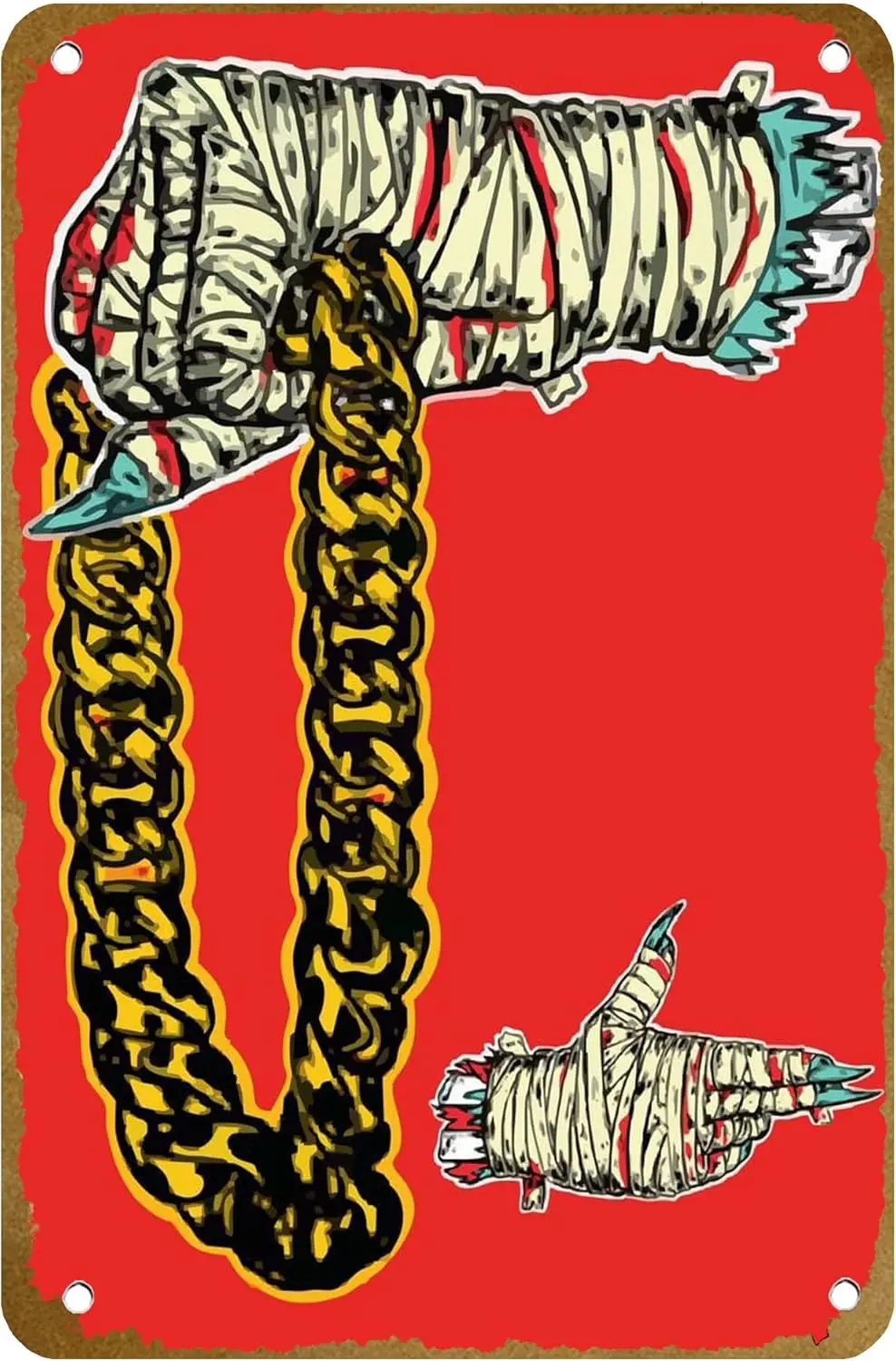 Постер рок Bands Run the Jewels, винтажный металлический жестяной знак с логотипом для семейного клуба, бара, кафе, фотоподарок 8x12 дюймов Постер рок Bands Run the Jewels, винтажный металлический жестяной знак с логотипом для семейного клуба, бара, кафе, фотоподарок 8x12 дюймов