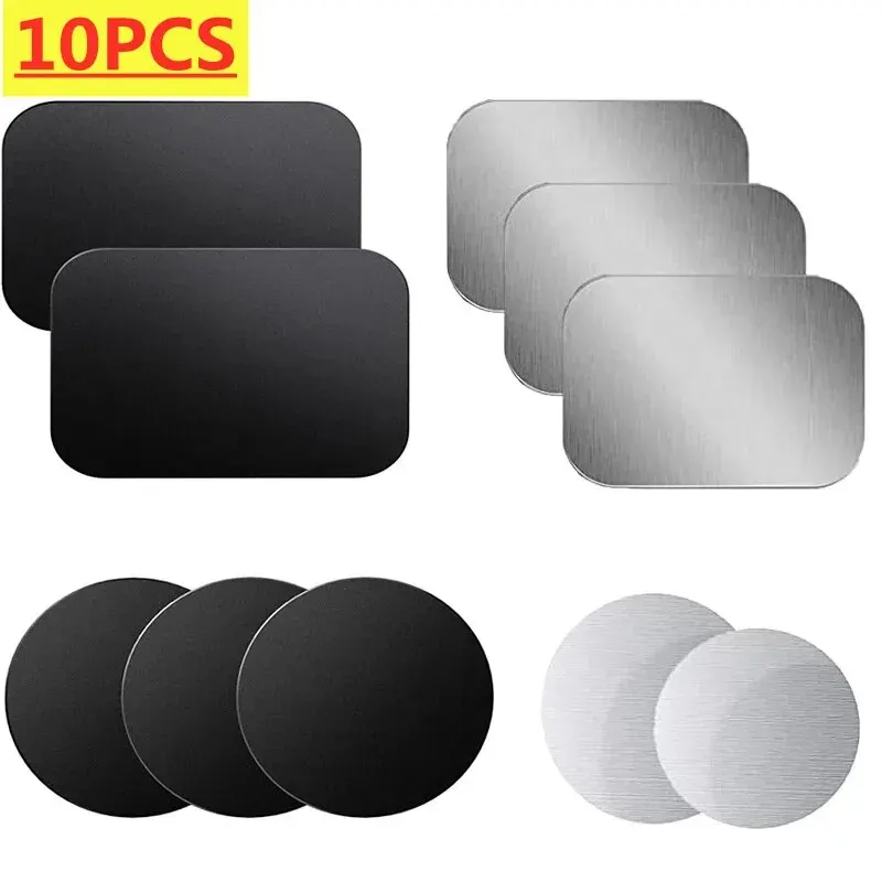 Metal Plate Disk For Magnetic Car Phone Holder Thin Iron Sheet Sticker Disk For Magnet Tablet Desk Phone Car Stand Mount Round