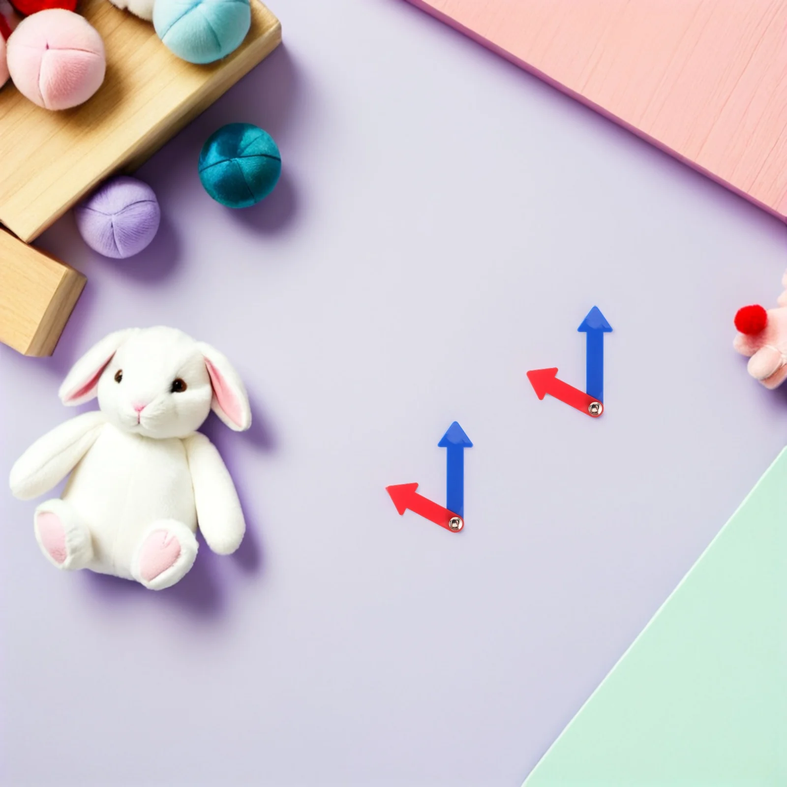 

15Pcs Plastic Clock Hands Rotatable Time Telling Clock Parts for Classroom School Learning Educational Supplies