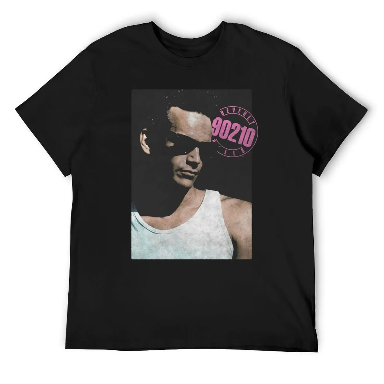 Beverly Hills, 90210 Dylan McKay Distressed Heartthrob Portrait T-Shirt summer top sports fans oversized t shirt men clothes