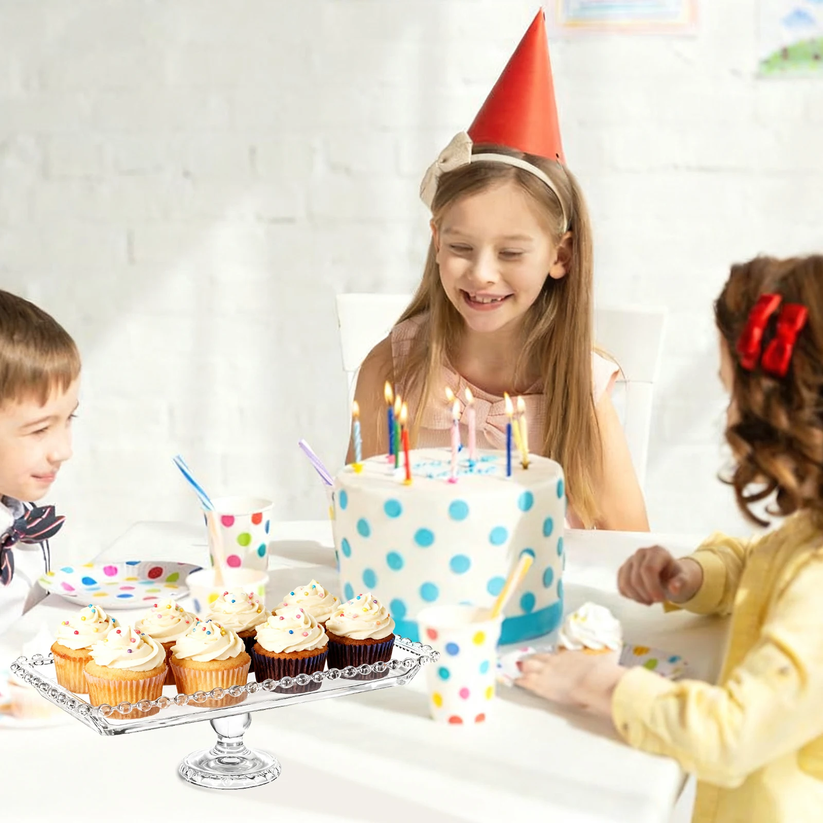 

1Pcs Crystal Glass Fruits Tray Modern Storage Plate Multipurpose Snack Serving Plate Decorative Fruit Container for Dining Table