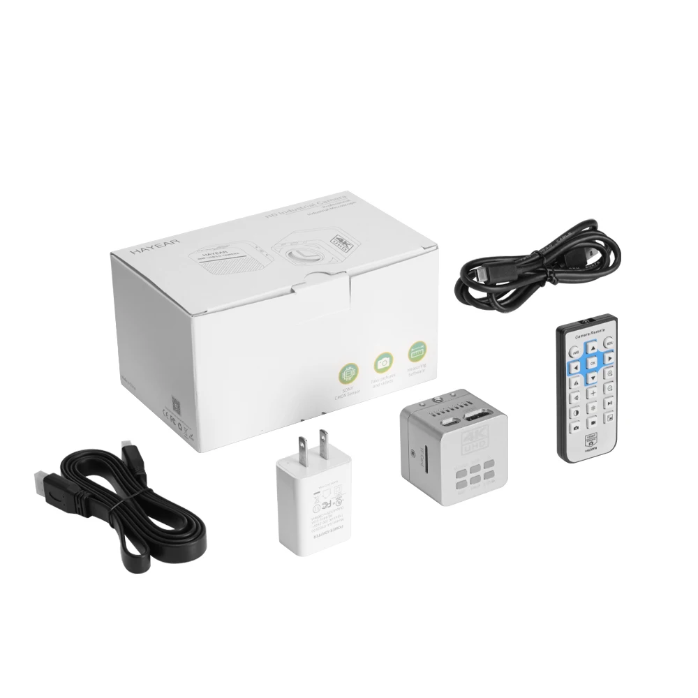 真のビデオ ウルトラHD 4K 2160P USB HD-MI デジタル顕微鏡カメラ 実験室で検出された画像取得ビデオ 工業用4Kカメラ