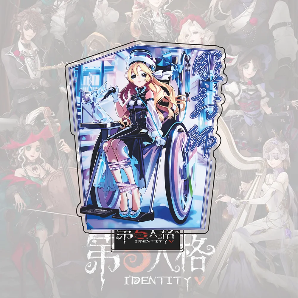 Identity V Acrylic Stand Coordinator Mechanic Prospector Joker Standee Desk Decor Anime Figure Birthday Gift For Fans Keychain view 2