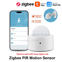 Tuya ZigBee Smart PIR Sensor Human Body Infrared Motion Detector Home Security Alarm Scene Linkage Automation Battery Powered