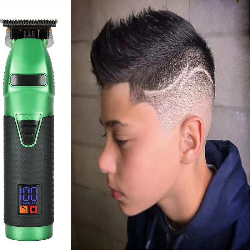 2023 جديد T9 الشعر المقص برو المهنية الكهربائية الشعر المتقلب الحلاق ماكينة حلاقة اللحية 0 مللي متر الرجال آلة قطع الشعر للرجال