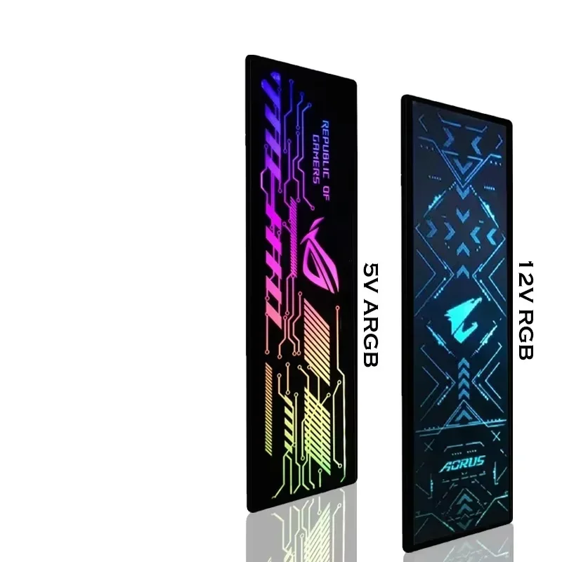 Customized Computer Case RGB Panel 5V/12V RGB Colorful Modding For VGA/PSU/Cabinet Backplate Light Board PC Gamer DIY