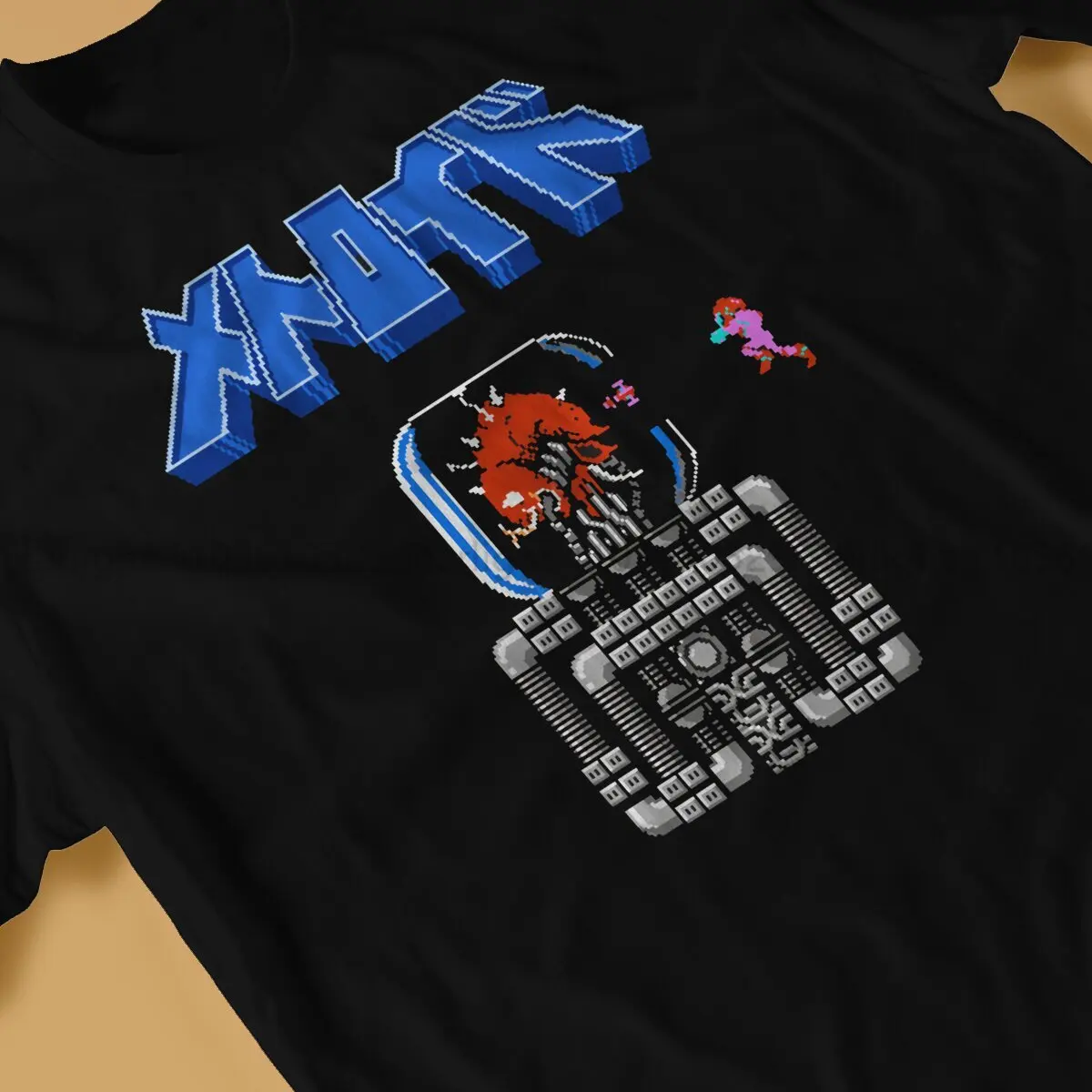 Mother Brain TShirt For Male Super Metroid Clothing Style T Shirt Homme image 3