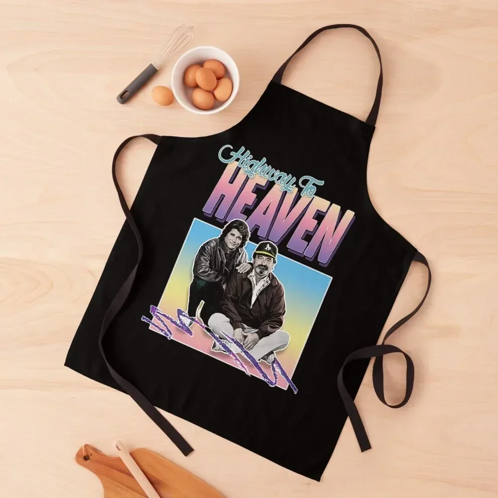 

Highway To Heaven T-ShirtHighway To Heaven - 80s Styled Tribute Design Apron Women's Dresses Kitchen Apras Man Apron