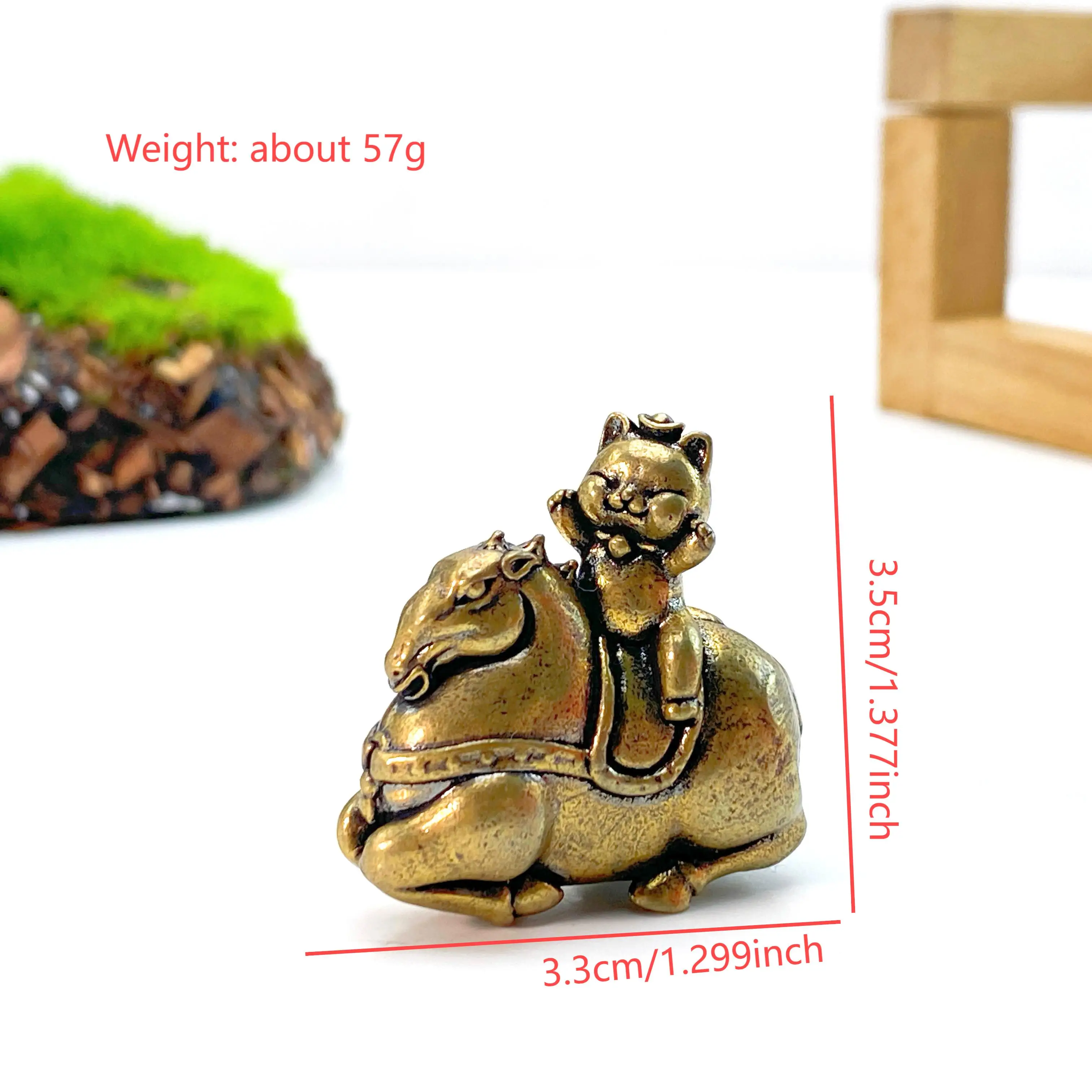 Sculpture en laiton, forme irrégulière, collections de pierres, excellents cadeaux, cadeau de famille et d'amis, décoration de maison, décoration DIY, 1 pièce