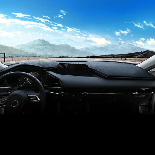 Imagen 2 del producto Para Mazda 3 BP 2019 2020 2021 2022 2023 2024 2025 Axela alfombrilla para salpicadero de coche parasol instrumento escritorio cubierta antideslizante Accesorios