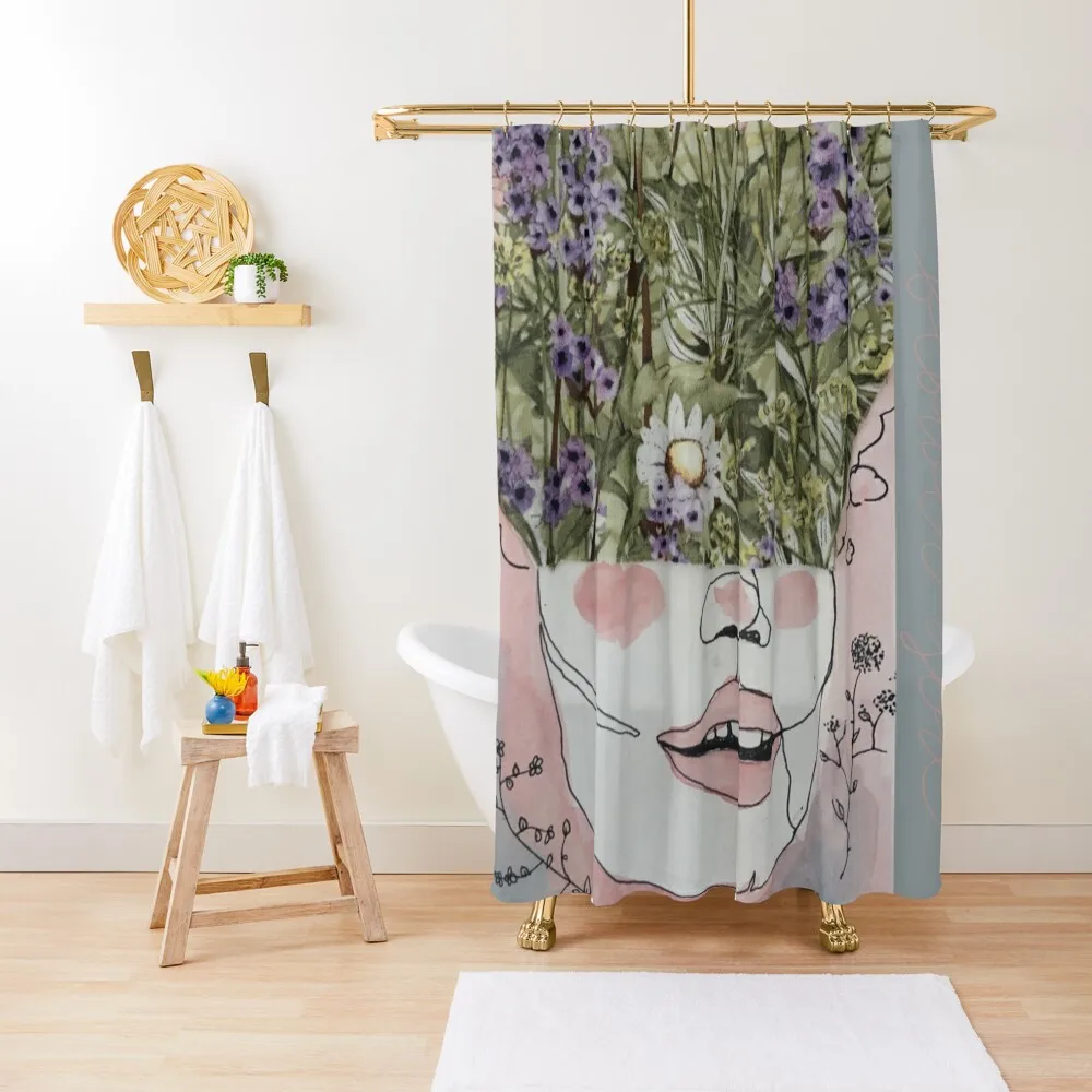 Flower girl home Shower Curtain Shower Set Shower Waterproof For Curtain