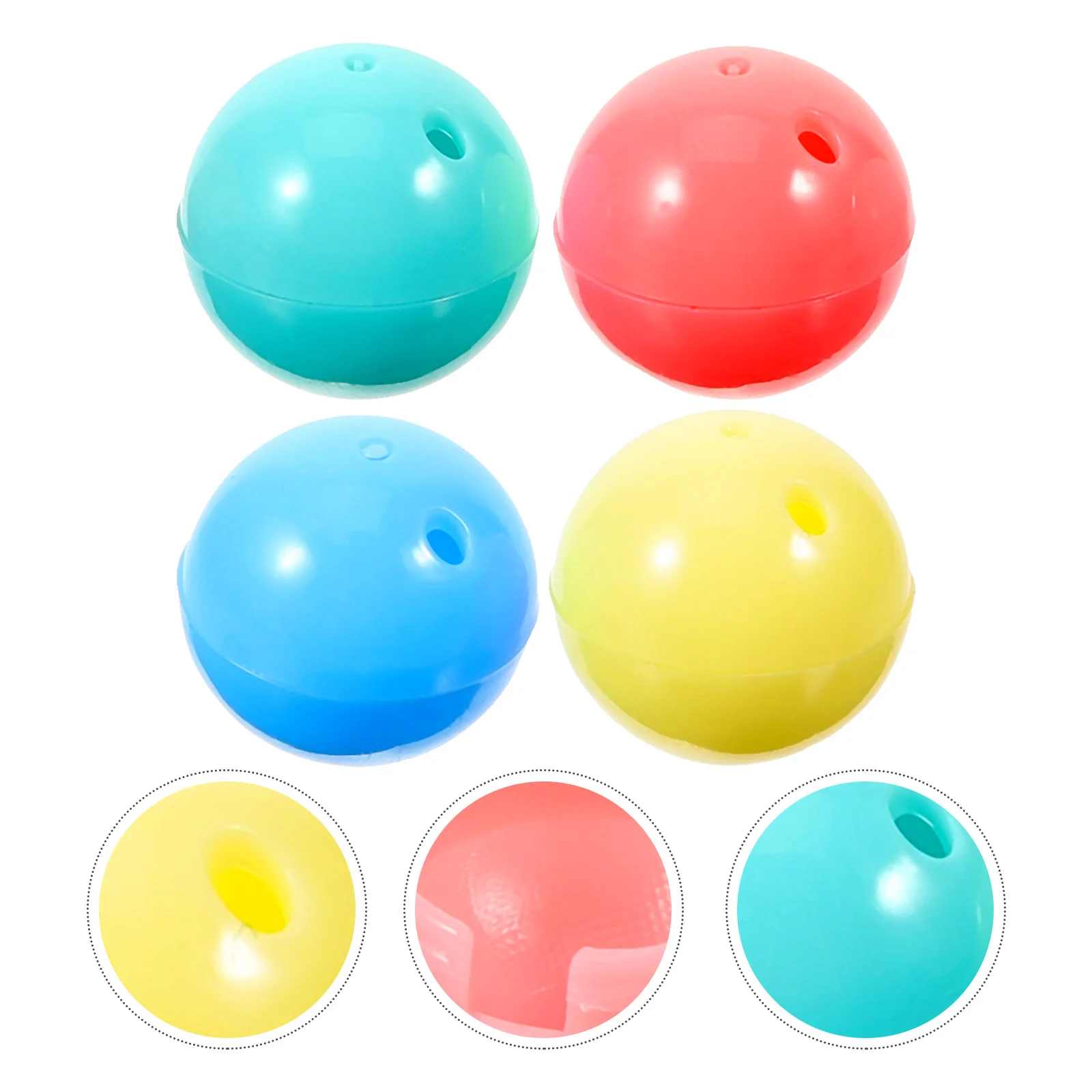 Capsules pour distributeur automatique IkChild Gumball, mini coquille ronde, jouet, 20 pièces
