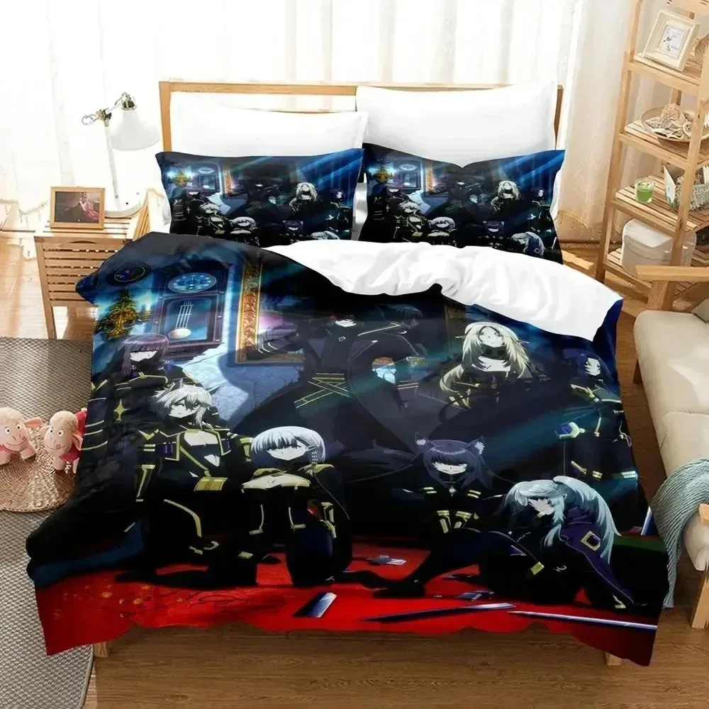 Anime Eminence in Shadow Bedding Set Boys Girls Twin Queen Size Duvet Cover Pillowcase Bed Boys Adult Fashion Home Textileextile