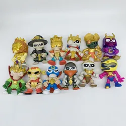 5/10Pcs 보물 X 외계인 액션 그림 장난감 6cm 괴물 군인 피규어 컬렉션 모델 선물 임의의 보내기