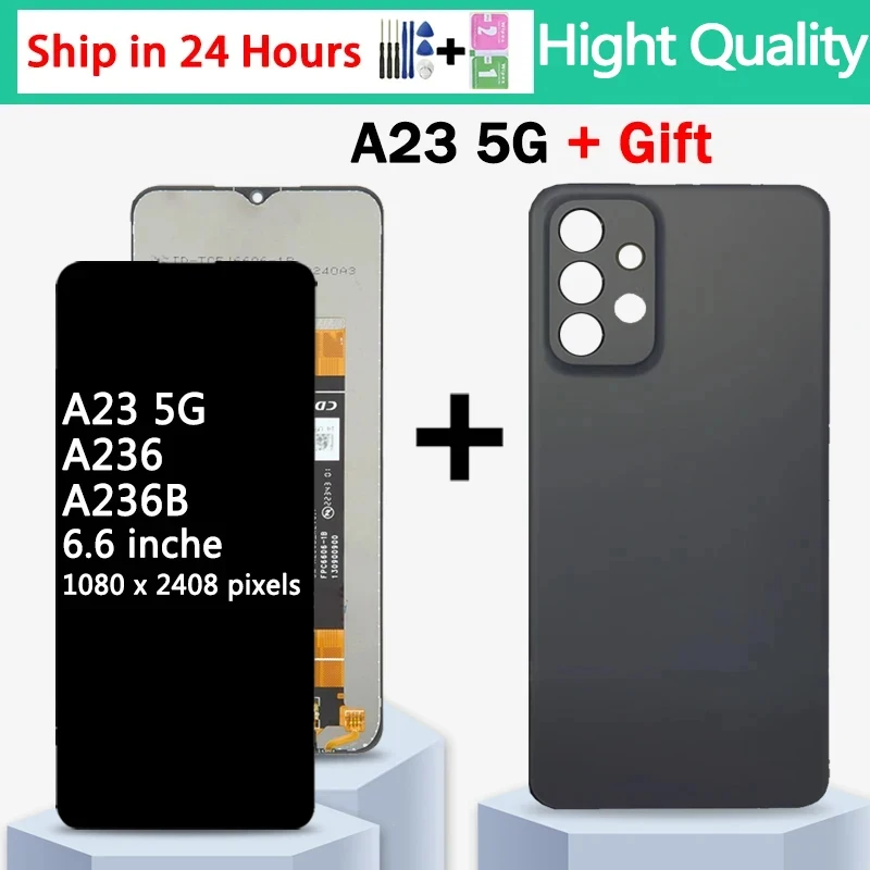 

6.6"High Quality For Samsung A23 5G A236B A236B/DS LCD Display Touch Screen Digitizer Assembly For Samsung A236 A236U