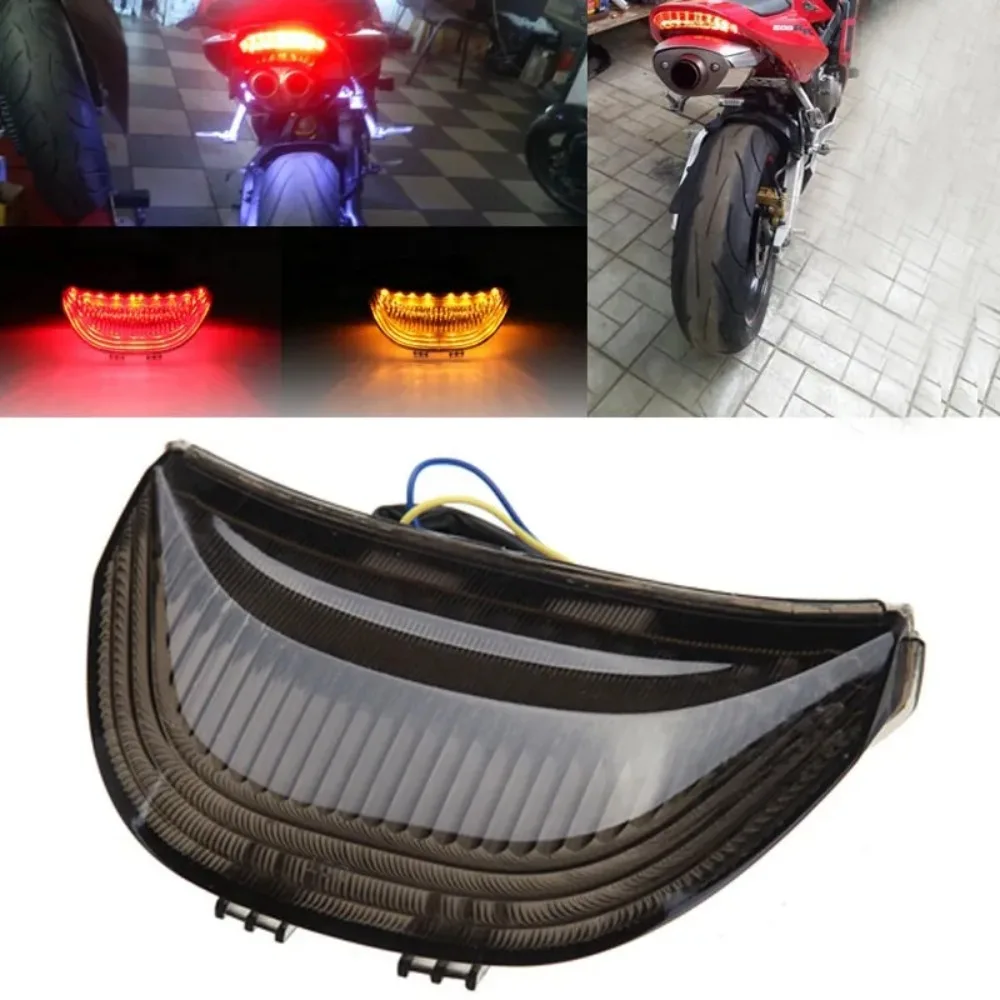 

Aftermarket Motorcycle Parts LED Tail Brake Light Turn Signals for Honda CBR 600RR 2003-2006 CBR1000RR 2004-2007 Fireblade Smoke