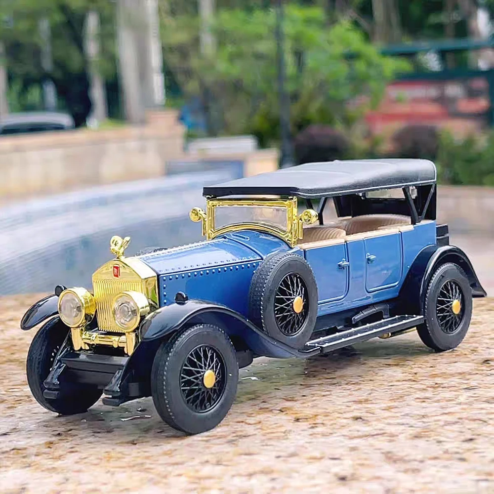 1:32 스케일 롤스로이스 팬텀 자동차 미니어처 모델 장난감 휠 충격 흡수 풀백 차량 모델 소년들이 좋아하는 장난감