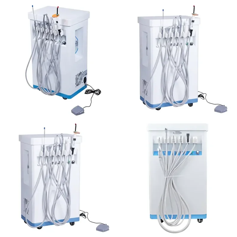 Best Selling High Speed Mobile Dental Treatment Machine with Instrument Tray for Clinic Use Portable Dental Treatment Table