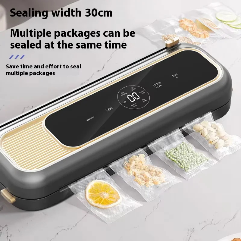Household Fully Automatic Vacuum Sealing Machine Small Portable Food Packaging Plastic Sealing Machine