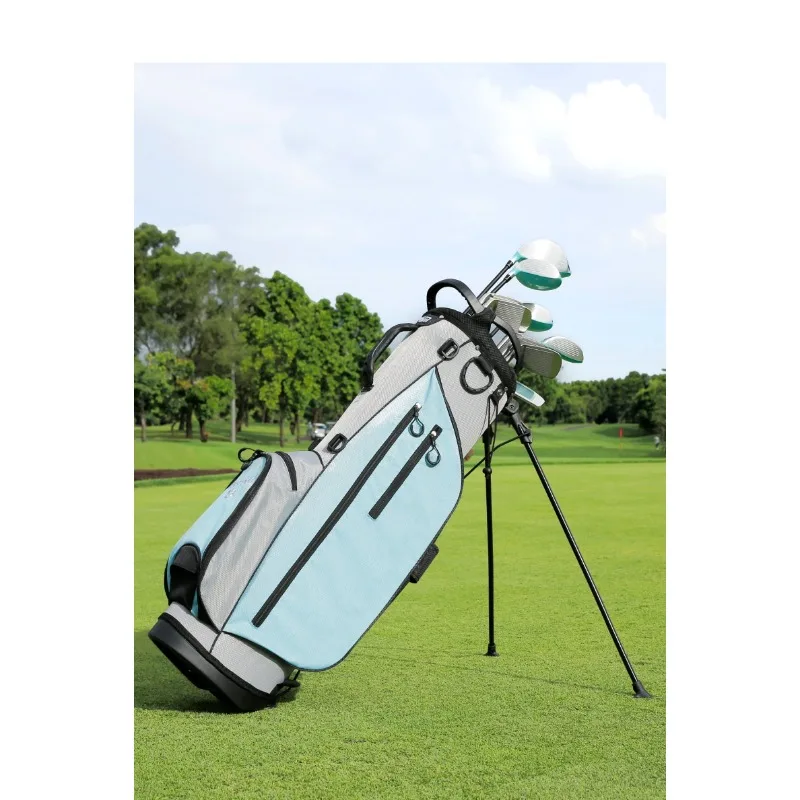 

Многофункциональная сумка-подставка, высококачественная стильная сумка для гольфа, легкая портативная версия, подходит для полного комплекта, защищающая портативность