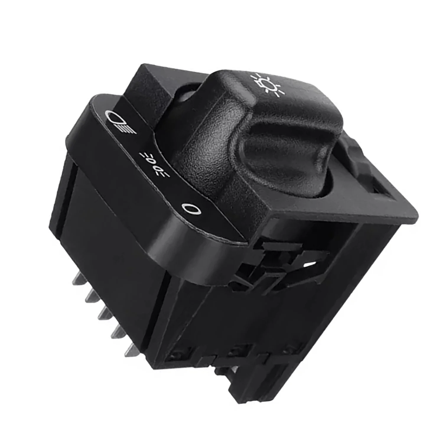 

1PC Black Switch Button Light With Resistance For Chevrolet Chevy C1 C2 C3 90213283 Car Replacement Parts