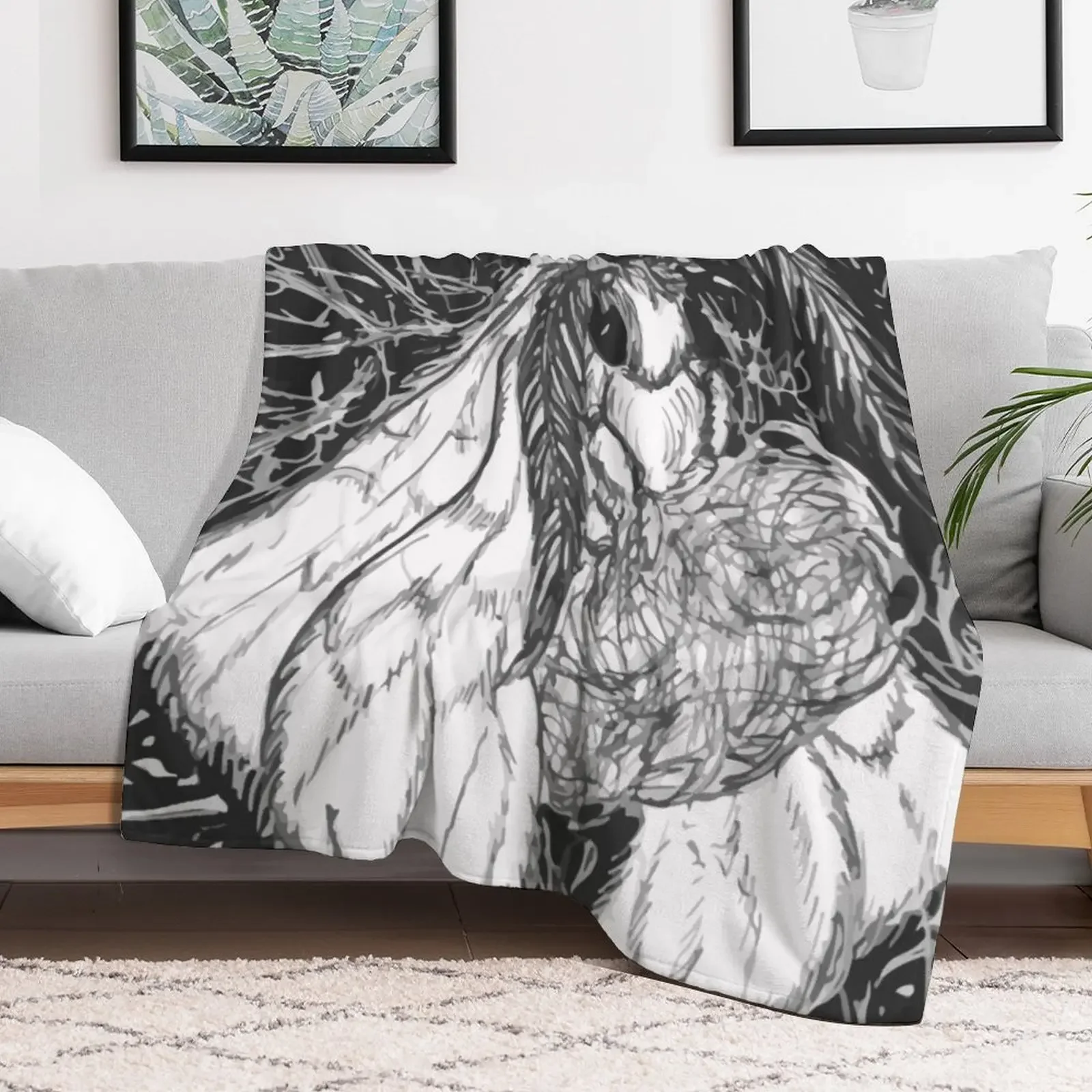 Silk Moth, the Dream Weaver Throw Blanket For Decorative Sofa Warm valentine gift ideas Blankets