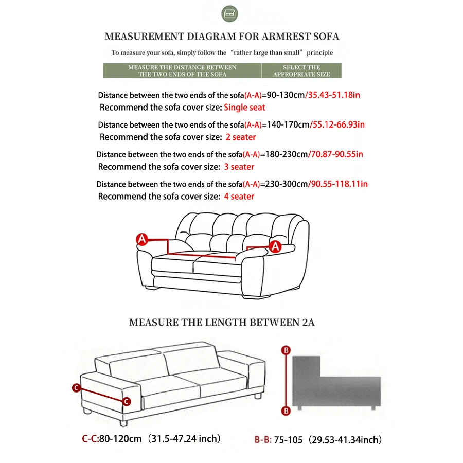 Polar Fleece Jacquard Sofa Cover – High Elasticity, Pet-Friendly & Stain-Resistant, Easy to Install, Decorative, All-Season Use