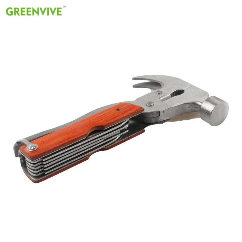 Multifunction Beekeeping Tool High Quality 16-in-1 Claw Hammer Styled Stainless Steel Beehive Scraper Bee Hive Tool