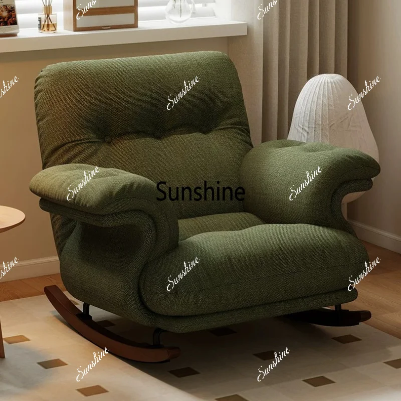Sofa Balcony Home Leisure Living Room Lazy Rocking Chair Light Luxury Single Rocking Chair
