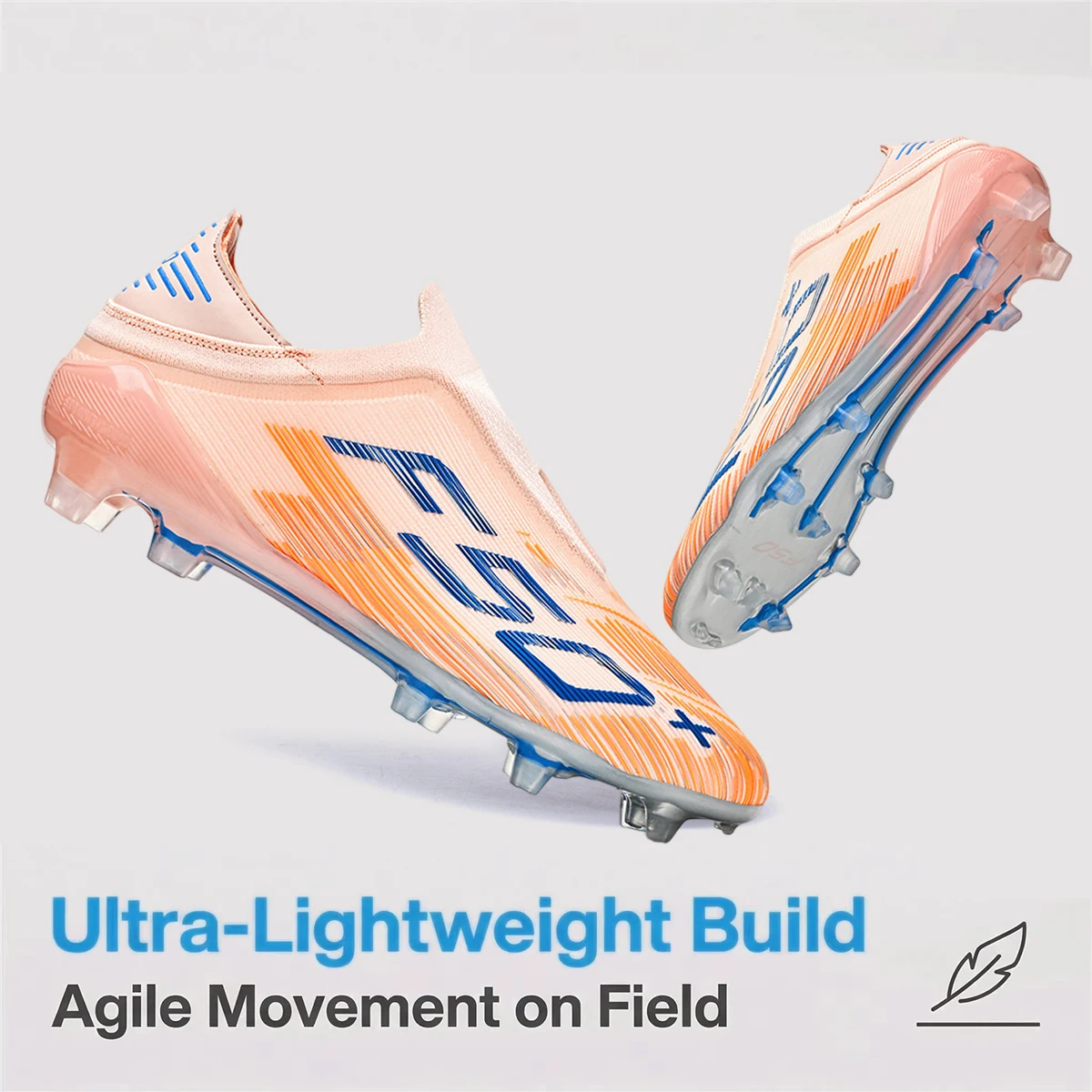 Adult AG FG Firm Ground Soccer Boots Wear Resistant Football Cleats Shock Absorption Comfort Footwear for Lawn Match Playing