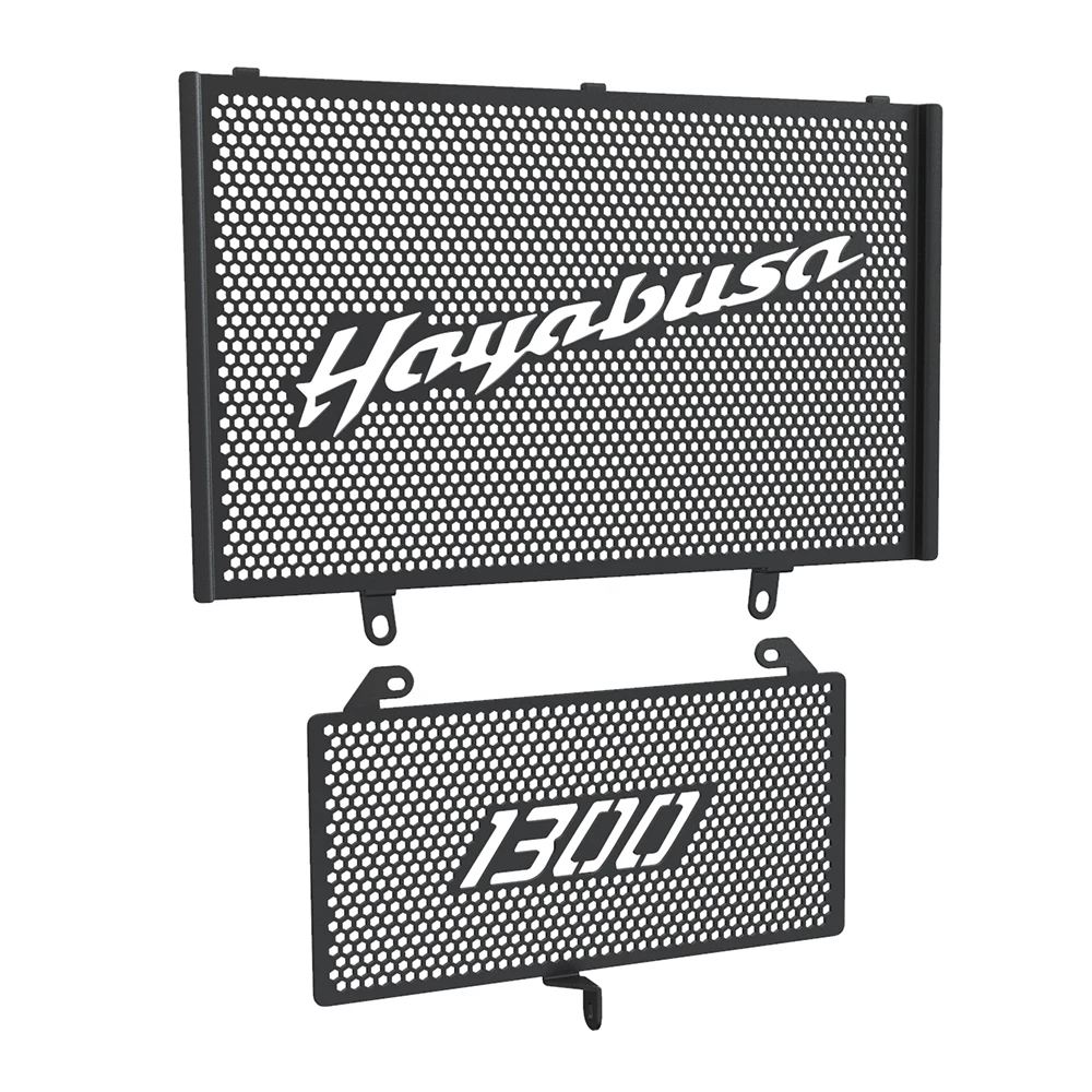 Motorcycle Accessories Radiator Grille Guard Cover Oil Cooler Guard Set For Suzuki GSX 1300R Hayabusa 1999-2023 2022 2021 2020