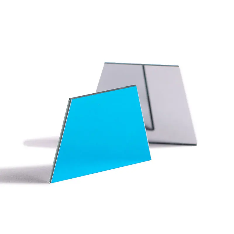 1pc trapezoidal front surface mirror 1.1mm thick height 60mm long side 50mm short side 28mm First Surface Mirror Reflector