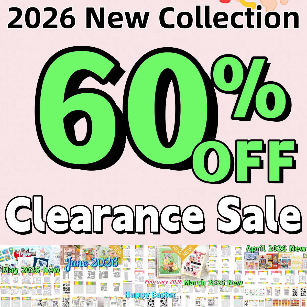

Clearance Sale Metal Cutting Dies Clear Stamps Stencil for DIY Making Card Scrapbook Embossed Paper Template Decoration 2026 New