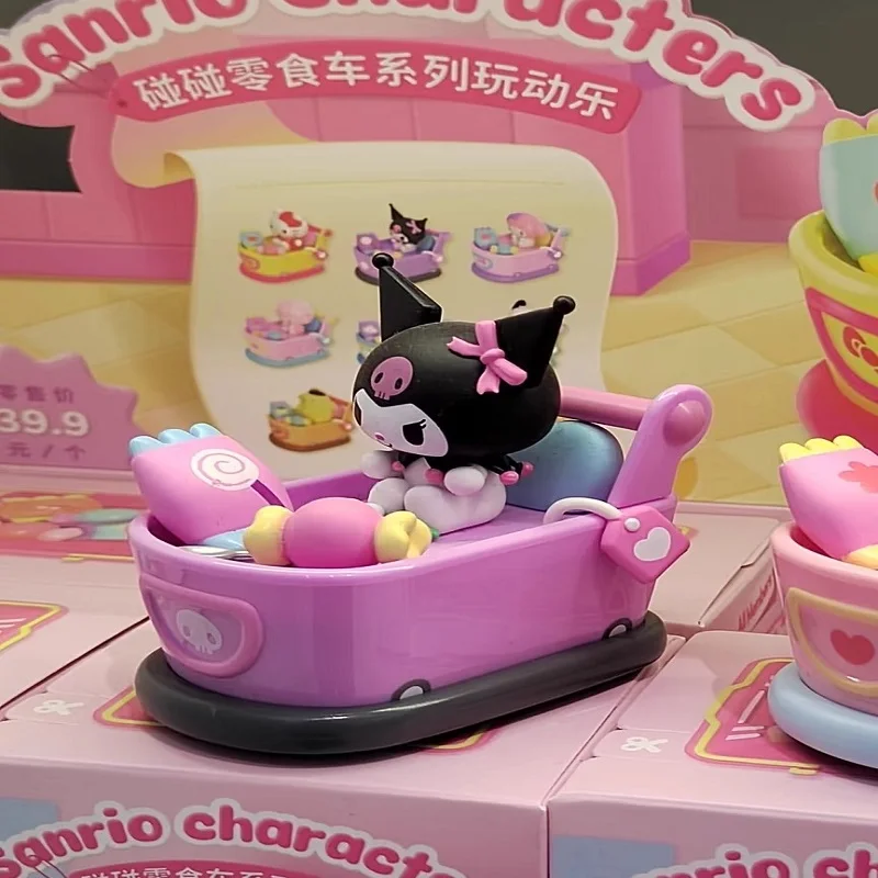 Genuino Sanri Famiglia Paraurti Auto Snack Serie Cieco Scatola Del Fumetto Carino Periferico Giocattolo Alla Moda Desktop Giocattoli Svegli E Figura Regali